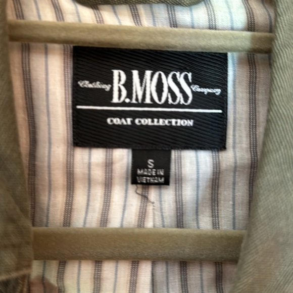 B.Moss Olive Green Jacket small - Picture 5 of 6